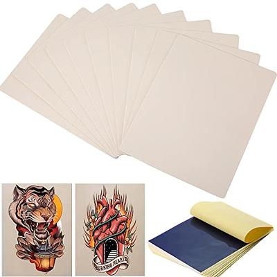 30PCS Tattoo Skin Practice with Transfer Paper, Tattoo Fake Skin