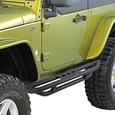  Inches Side Step Bars Armor Rocker Guard Rock Sliders Compatible with Jeep  Wrangler JK 2-Door 07-16, Steel, Black Powdercoated - Yahoo Shopping