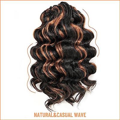 Curly Braiding Hair Ocean Wave Crochet Hair 22Inch Deep Curly