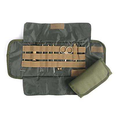 Aventik Fly Tying Kit/Traveling Fly Tying Pouch Lures Bag Storage