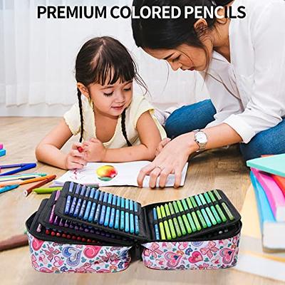 Artistic Colored Pencils, Oil-based Pencils, Including A Portable Bag + 1  Drawing Book, Pre-sharpened, Ready To Use Out Of The Bag, The Tip Of The  Pen Is Marked With Color For Easy