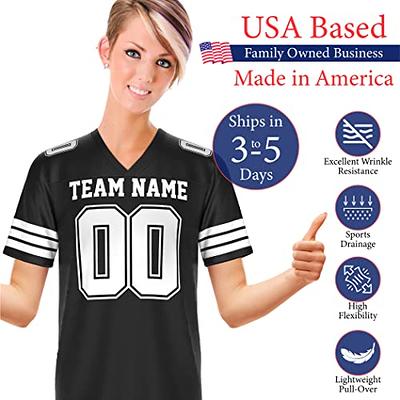 Mens Replica -Style Football Jersey in Navy (Blank Parent Jersey