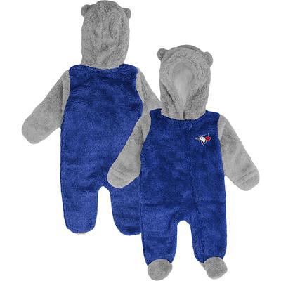 MLB Team Apparel Toddler Toronto Blue Jays Blue Raglan Zipper Coverall