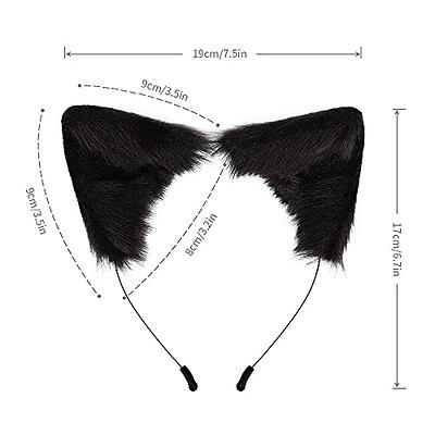 Handmade Cat Ears Cosplay,animal Headbands, Fox Wolf Animal Ears, Costume  Headwear Halloween Costume