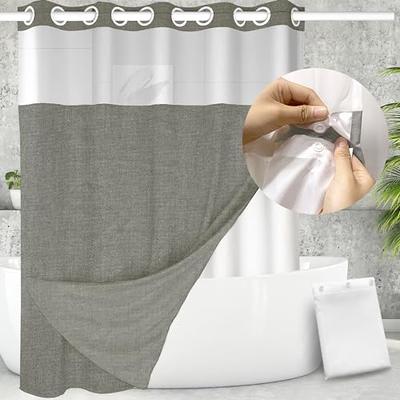 Mystery Hookless Shower Curtain, 71x77 - Various