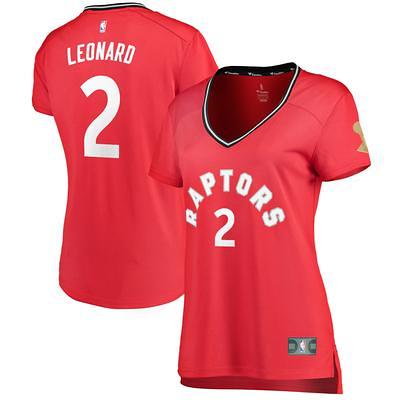 Men 2 Kawhi Leonard Jersey Red Toronto Raptors Jersey Swingman Fanatics in  2023