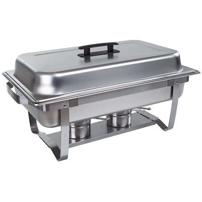 9 qt. Chafing Dish Buffet Set - Includes Food Pan, Water Pan, Cover, Chafer  Stand and 2-Fuel Holders - Food Warmers - Yahoo Shopping