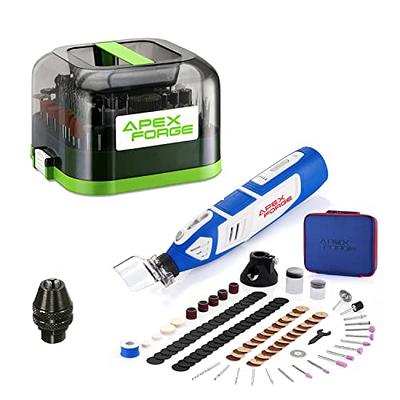 GOXAWEE 12V Mini Rotary Tool Kit With Grinding Accessories