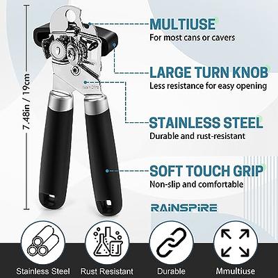 Goodcook Can Opener, Safe Cut Manual Can Opener, No Sharp Can Edges,  Black,2 Pack : Target