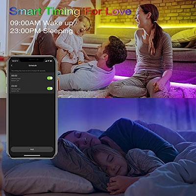 Lepro LED Strip Lights with Remote, Alexa Voice Control, Sync with