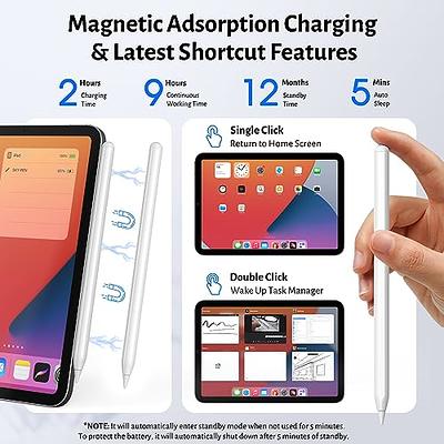Pencil for Apple iPad 2nd Generation with Magnetic Wireless Charging, Same  as Apple Pencil 2nd Generation, Compatible with iPad Air 4/5, iPad Pro 11