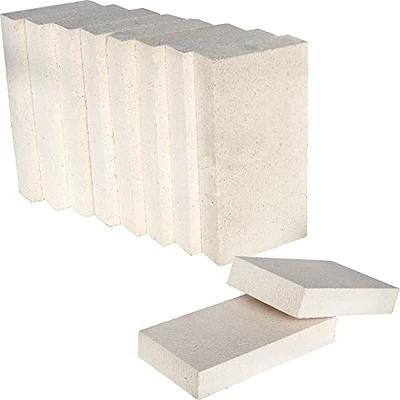SIMOND STORE Insulating Fire Bricks, 2500F Rated, 1.25 Inch x 4.5 Inch x 9  Inch, Pack of 12, Soft Fire Bricks for Wood Stove Pizza Oven Fireplace  Forge Furnace Jewelry Soldering, Heat