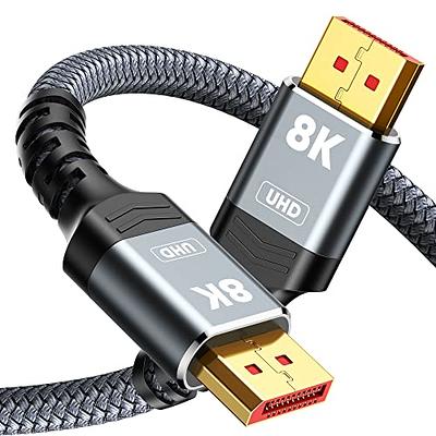 HDMI Cable 2.1 4K@120Hz Certification 48Gbps 6 Feet,Ultra High Speed 8K  HDMI Cable Nylon Gold-plated interface Supports 1440p 144hz