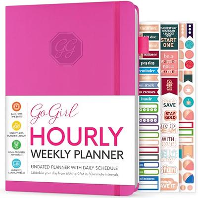 Weekly Appointment Book 2024: Daily Hourly Schedule planner with 15 minute  intervals, Business and Personal Agenda, Large 8.5x11