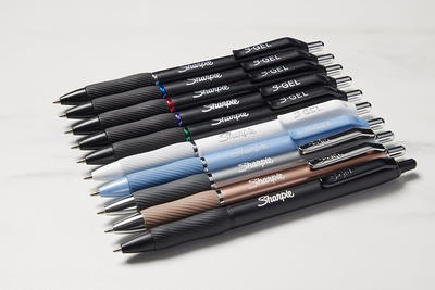 Sharpie S-Gel Pens, Black Ink, Medium (0.7 mm) - 4 pens