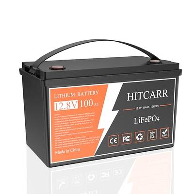 QTQ 12V 50Ah LiFePO4 Lithium Battery, 5000+ Cycles Lithium Iron Phosphate  Rechargeable Battery for Solar, Marine, RV, Camping, Trolling Motor