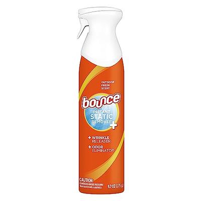 Bounce Anti Static Spray, 3 in 1 Instant Wrinkle Release, Odor