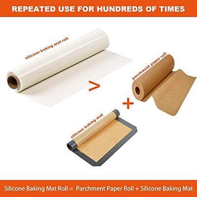 Silicone Baking Mat Roll, Cut to Size Silicone Mat, Non-slip