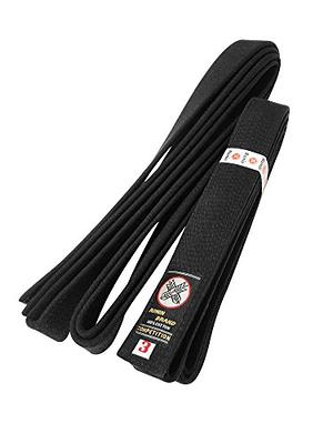 Mooto Korea Taekwondo DO Black Belt Width 5cm Double Wrap MMA