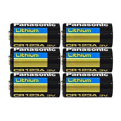 6 duracell cr123a dl123a 3 volt photo lithium batteries in