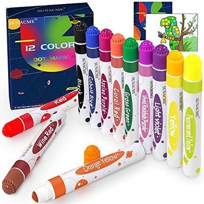 Soucolor Washable Dot Markers for Toddlers Kids Preschool, 10 Colors 2 oz  Bingo Daubers Paint Markers Set with 48 Pages Tearable Activity Book for  Toddler Arts and Crafts Kits Supplies, Water-Based - Yahoo Shopping