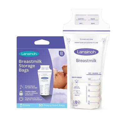 NCVI Breastmilk Storage Bags, 200ml Milk Freezer Bags for