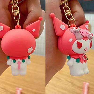 Gonii Cute Anime Keychains, Kawaii Keyring Merchandise, Gifts for Friends and Cute Anime Fans