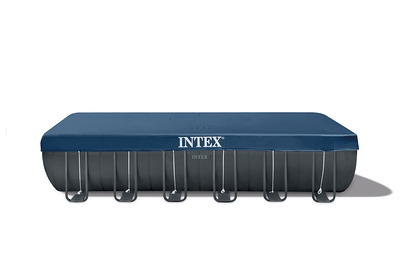 INTEX Rectangular Ultra XTR® Frame Above Ground Pool w/ Sand Filter Pump -  24' x 12' x 52