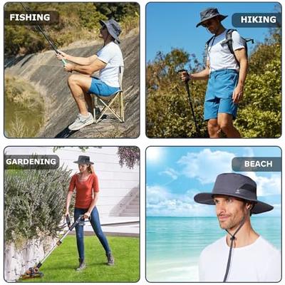 G GIEPHT Fishing Hat for Mens Women Sun Hat Wide Brim Bucket Hat