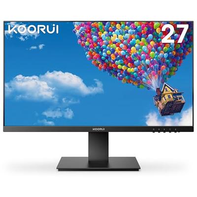 KOORUI 27 Inch FHD Monitor, Computer Monitors Full HD(1920 x 1080p) IPS  Display 75Hz, HDMI, VGA, 5ms Response Time, 75 x 75 mm VESA Mountable,  Frameless - Yahoo Shopping