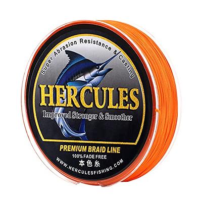 HERCULES Braided Fishing Line, Not Fade, 328 Yards PE Lines, 8