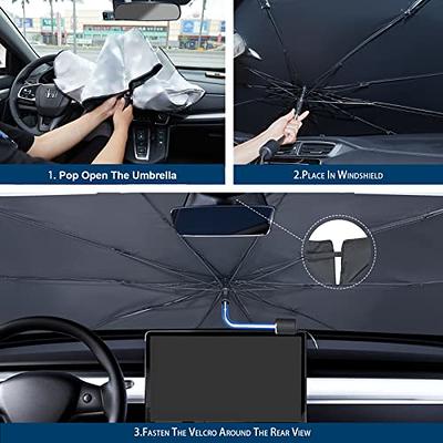 Car Windshield Sun Shade Umbrella Front Window Sun Protection