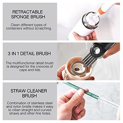 crevice brush / 3 in 1 bottle cleaning brush