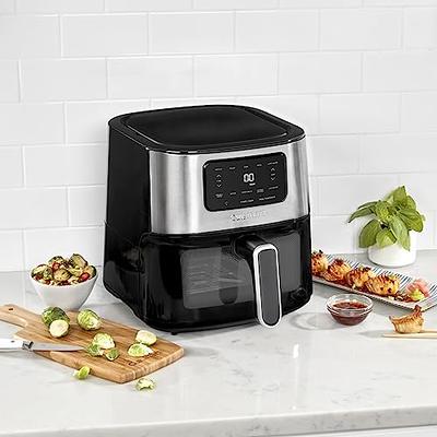 Moosoo 2 Quart Compact Air Fryer, 1200W New Small Air Fryer for Small Kitchens and Healthy Cooking