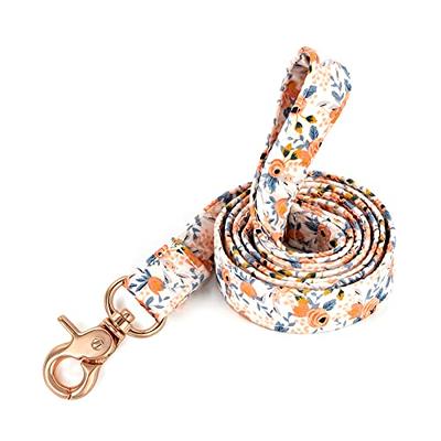 Dog Leash Flowers for Girl Dogs,Puppy Dog Leash Cute Girl Dog Leashes with  Safety Metal Buckle Floral Pattern Dog Leash for Puppy Small Medium Large  Dogs (Length:59, Width:0.8, Orange Flower) - Yahoo