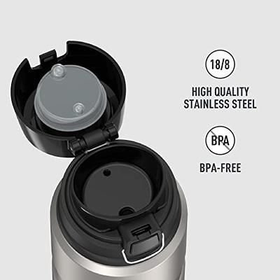 Thermos Stainless King 24 Ounce Drink Bottle, Matte Black