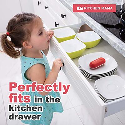  Kitchen Mama Auto Electric Can Opener Christmas Gift Ideas:  Open Your Cans with A Simple Press of Button - Automatic, Hands Free,  Smooth Edge, Food-Safe, Battery Operated, YES YOU CAN (Red) 