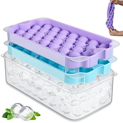 Mini Ice Cube Tray DIY Ice Cube Maker Mold Storage Box for Whiskey