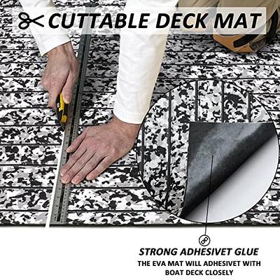 Hzkaicun Boat Flooring EVA Foam Boat Decking Self-Adhesive Camo