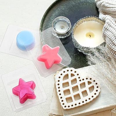 Wax Melt Molds Clear 1 Oz Square Candle Molds for DIY Chocolates Wax Melt  Wickless Candles Soap Making (100 Pcs)