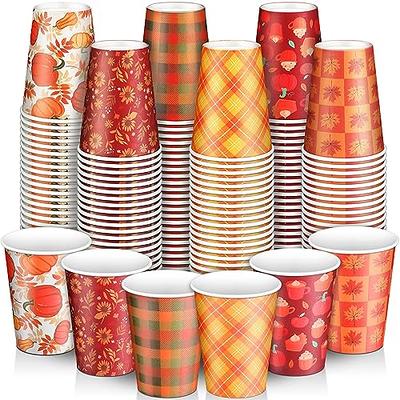 Thanksgiving Holiday 9oz Paper Cups, 8-Count