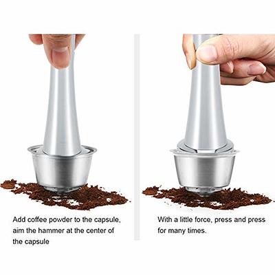 Espresso Accessories Kits Espresso Stand Set Barista Part Multipurpose  Coffee Tamper Distributor and Stirring for Counters Shop Cafe wood 51mm