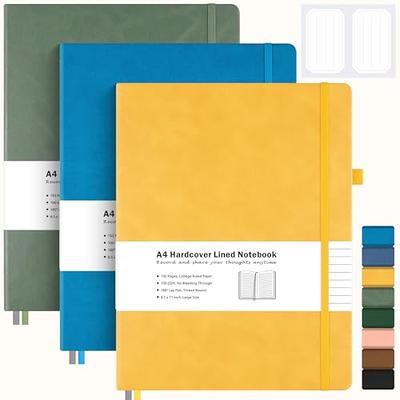  Lined Journal Notebook for Women Men, 3 Pack A5 Small