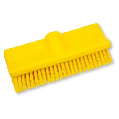 Rubbermaid Blue / Yellow All Purpose Floor Scrub Brush - 10L