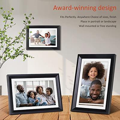 Digital Picture Frame 10.1 inch WiFi Digital Photo Frame with HD Touch  Screen Auto-Rotate Share Photos and Videos via App Anytime and  Anywhere(Dark