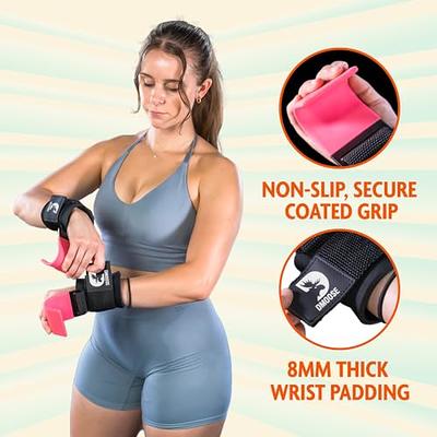 Weight Lifting Hooks, Hand Grip Support Wrist Straps for Deadlift