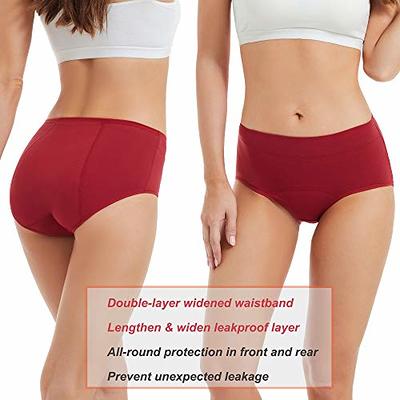 HATSURE Period Underwear for Women Leak Proof Cotton Overnight Menstrual  Panties Briefs Multipack (Small) - Yahoo Shopping