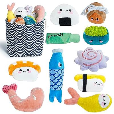 FRISCO Jungle Pals Plush & Rope Variety Pack Dog Toy, Small/Medium, 6 count  