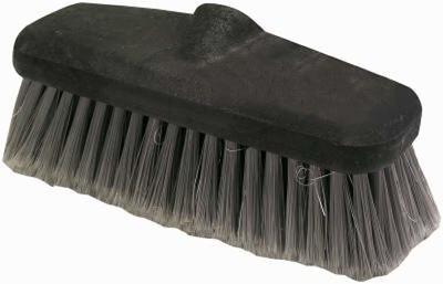 Konex Fiber Economy Utility Cleaning Brush. Heavy Duty Scrub Brush with Wood Handle. Peanut Shaped