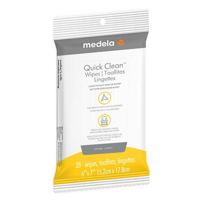 Medela Quick Clean MicroSteam Bags, Sterilizing Bags for Bottles Breast  Pump Parts Eliminates 99.9 of Common Bacteria Germs Disinfects Most  Breastpump Accessories, Yellow, 12 Pack : Baby 